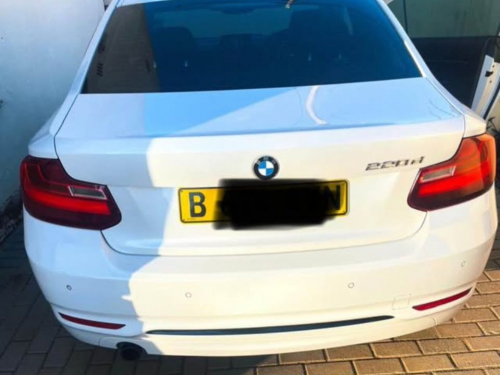 BMW 220d in Botswana