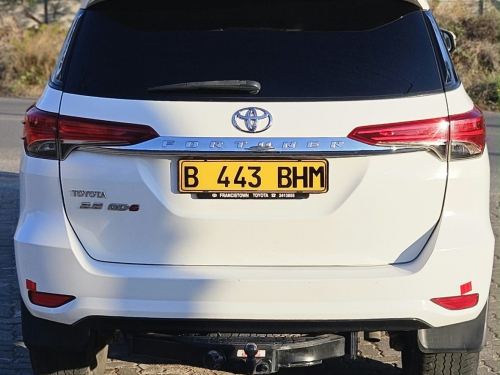 Toyota Fortuner 2.8 gd6 in Botswana